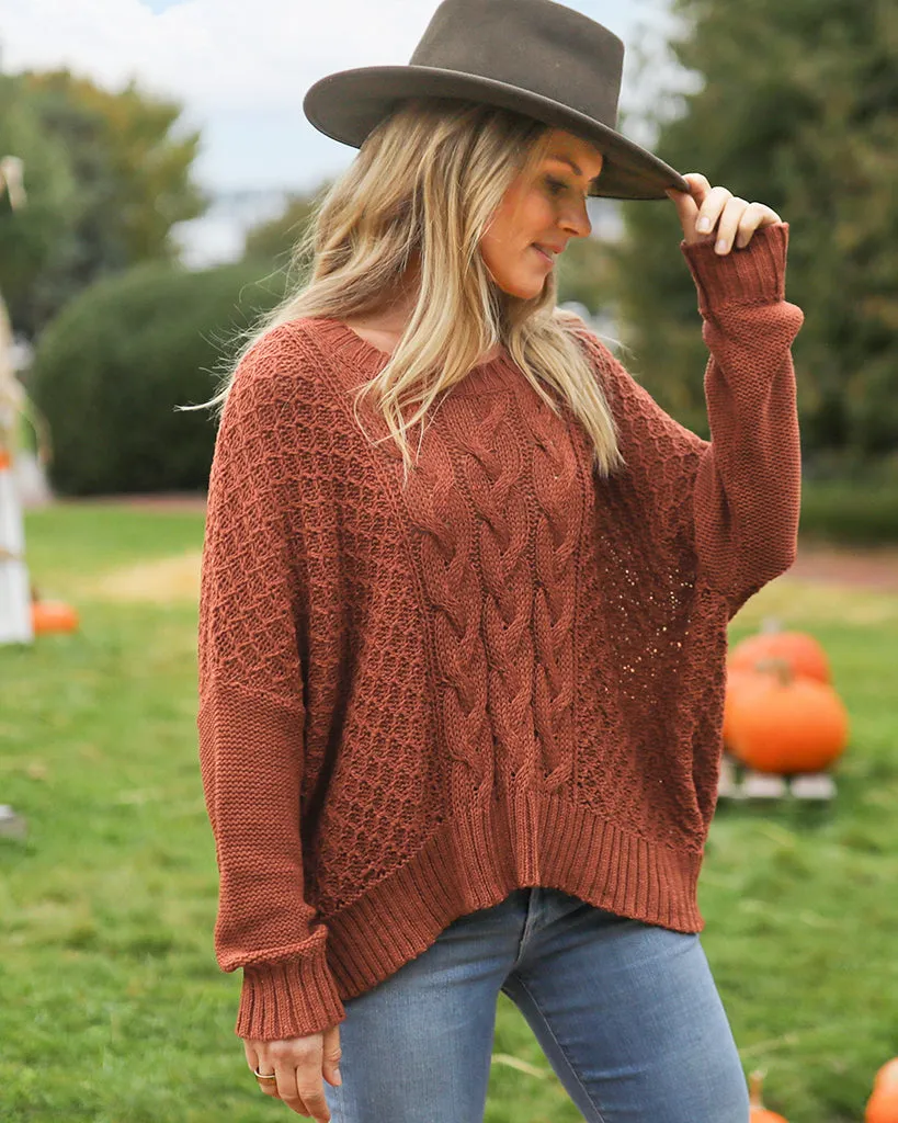 AUTUMN CABLE CREW COTTON