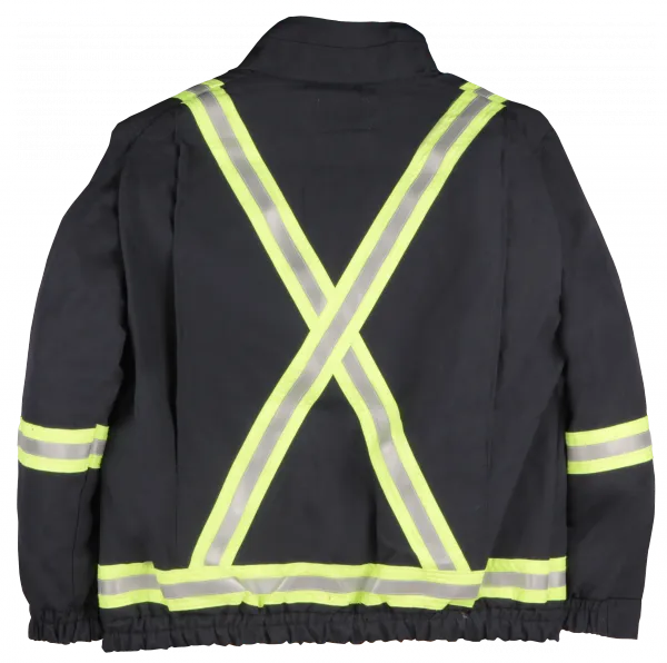 Big Bill L495US9 Unlined FR Bomber Jacket with Reflective Material