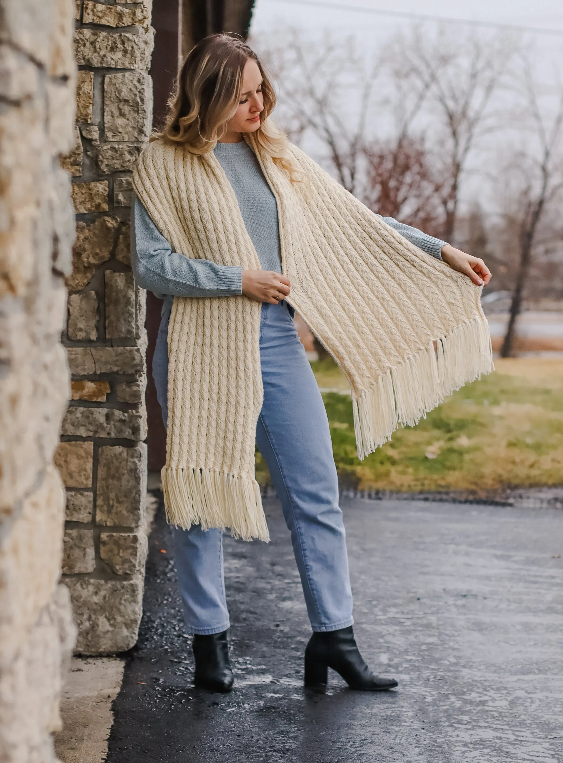 Bridgeland Wrap Knitting Pattern