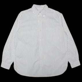 Button Down L/S Striped Wind Shirt