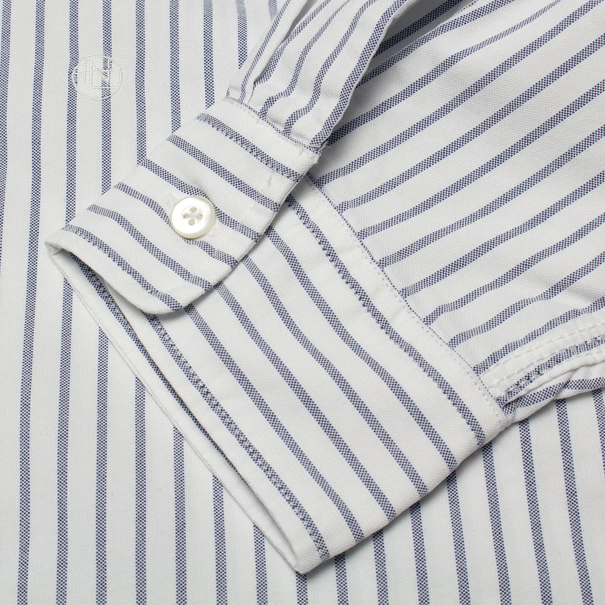 Button Down L/S Striped Wind Shirt