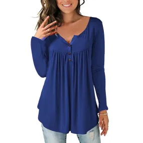Button Loose Long Sleeve