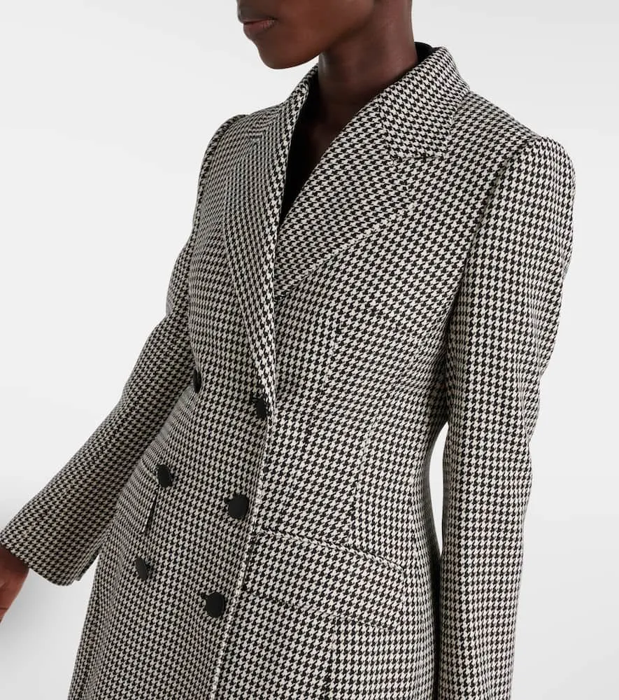 Dolce&Gabbana Houndstooth wool-blend blazer