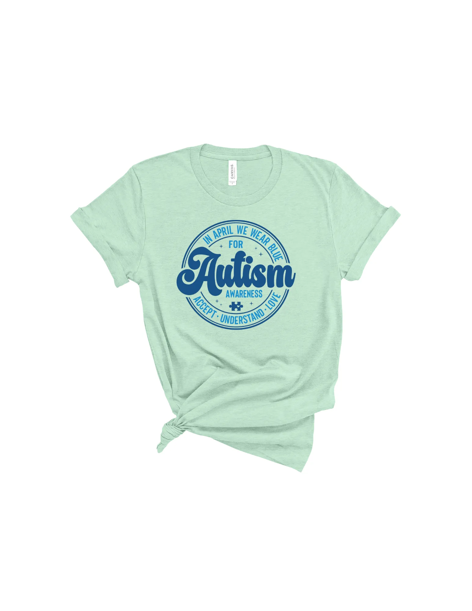 In April we wear blue - Autism Awareness v1 shirt
