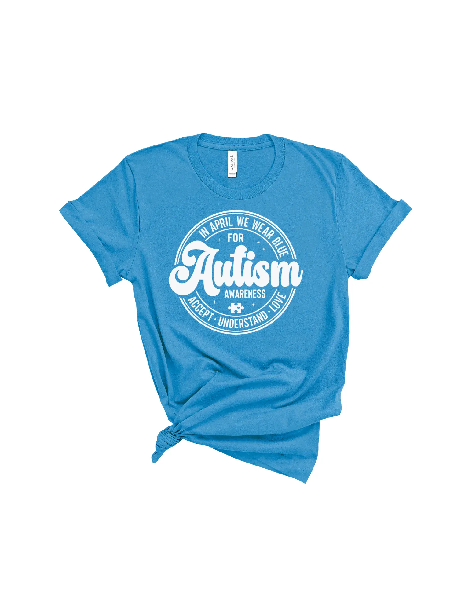 In April we wear blue - Autism Awareness v1 shirt