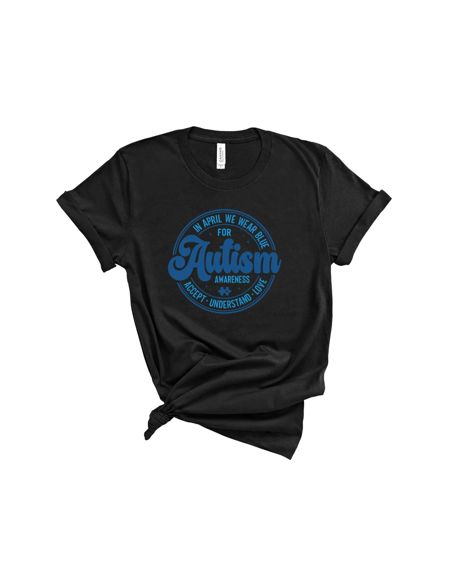 In April we wear blue - Autism Awareness v1 shirt
