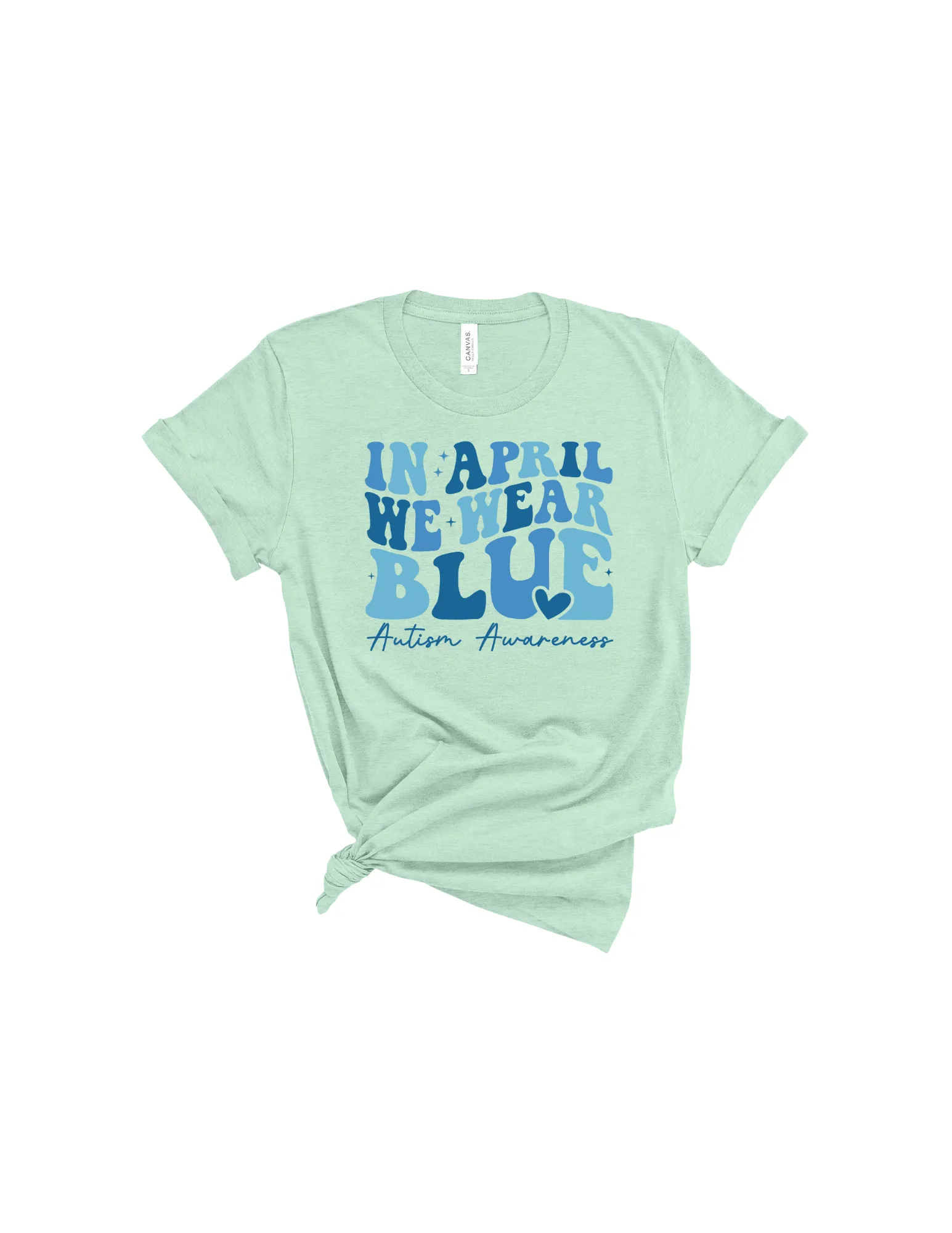 In April we wear blue - Autism Awareness v2 shirt