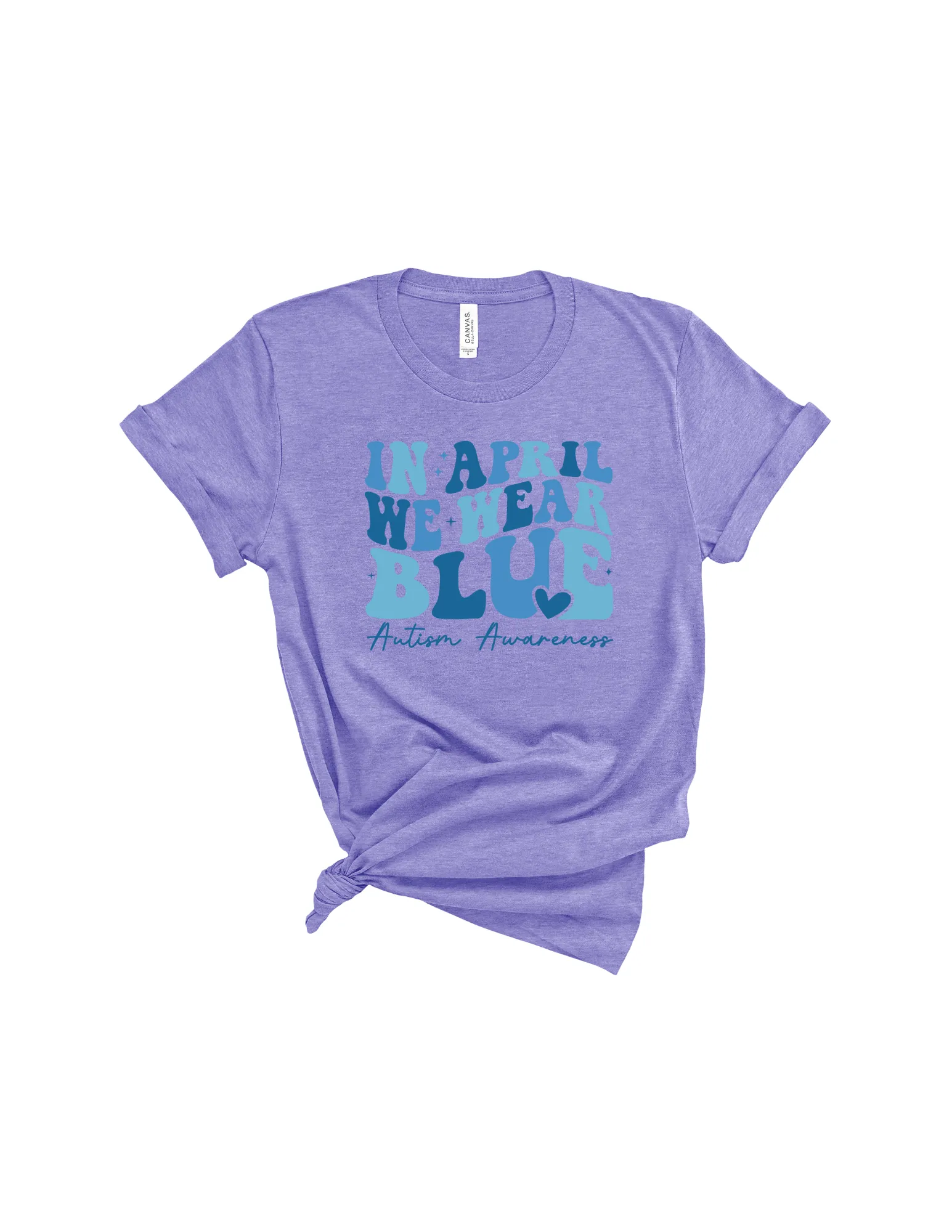 In April we wear blue - Autism Awareness v2 shirt