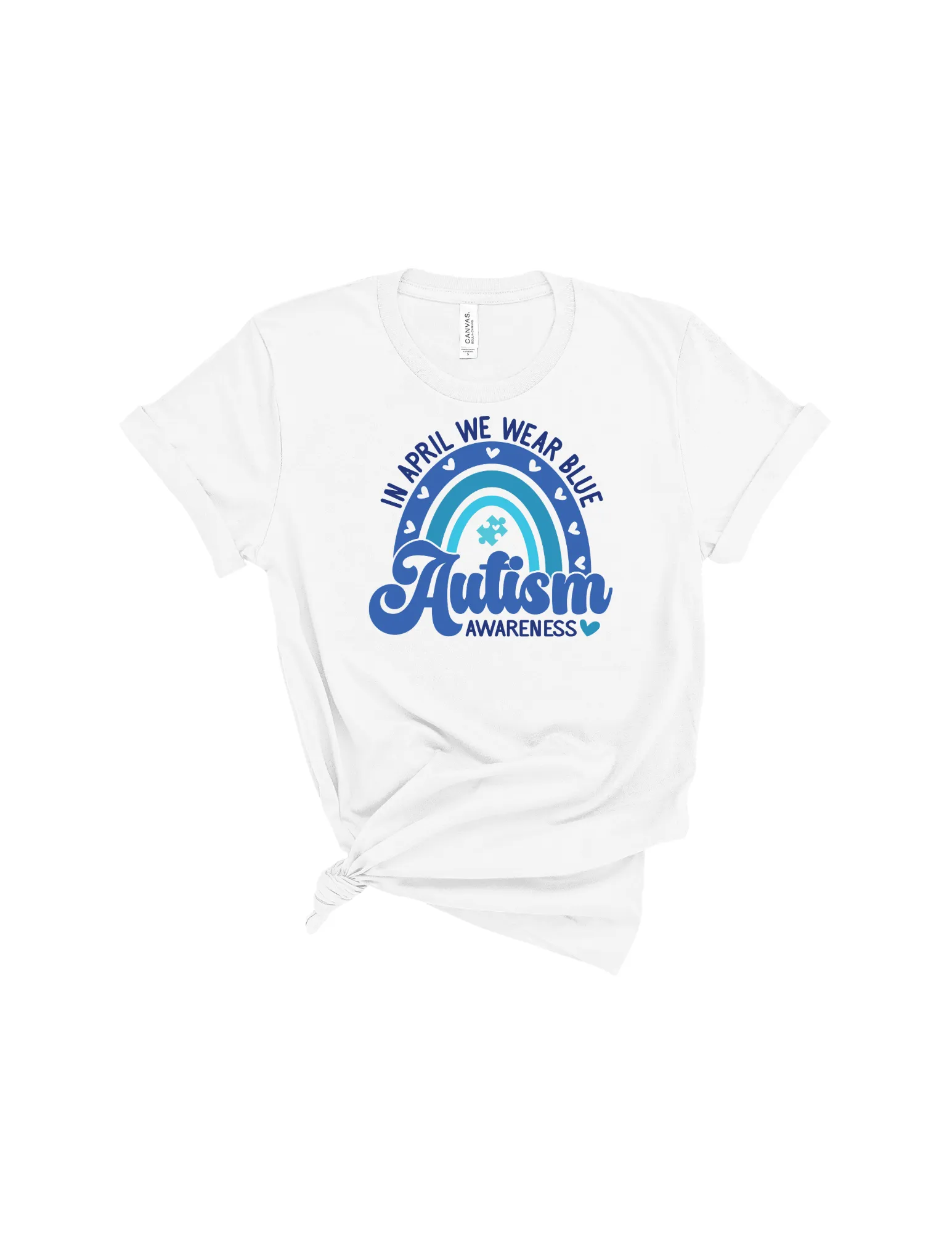 In April we wear blue - Autism Awareness v3 shirt