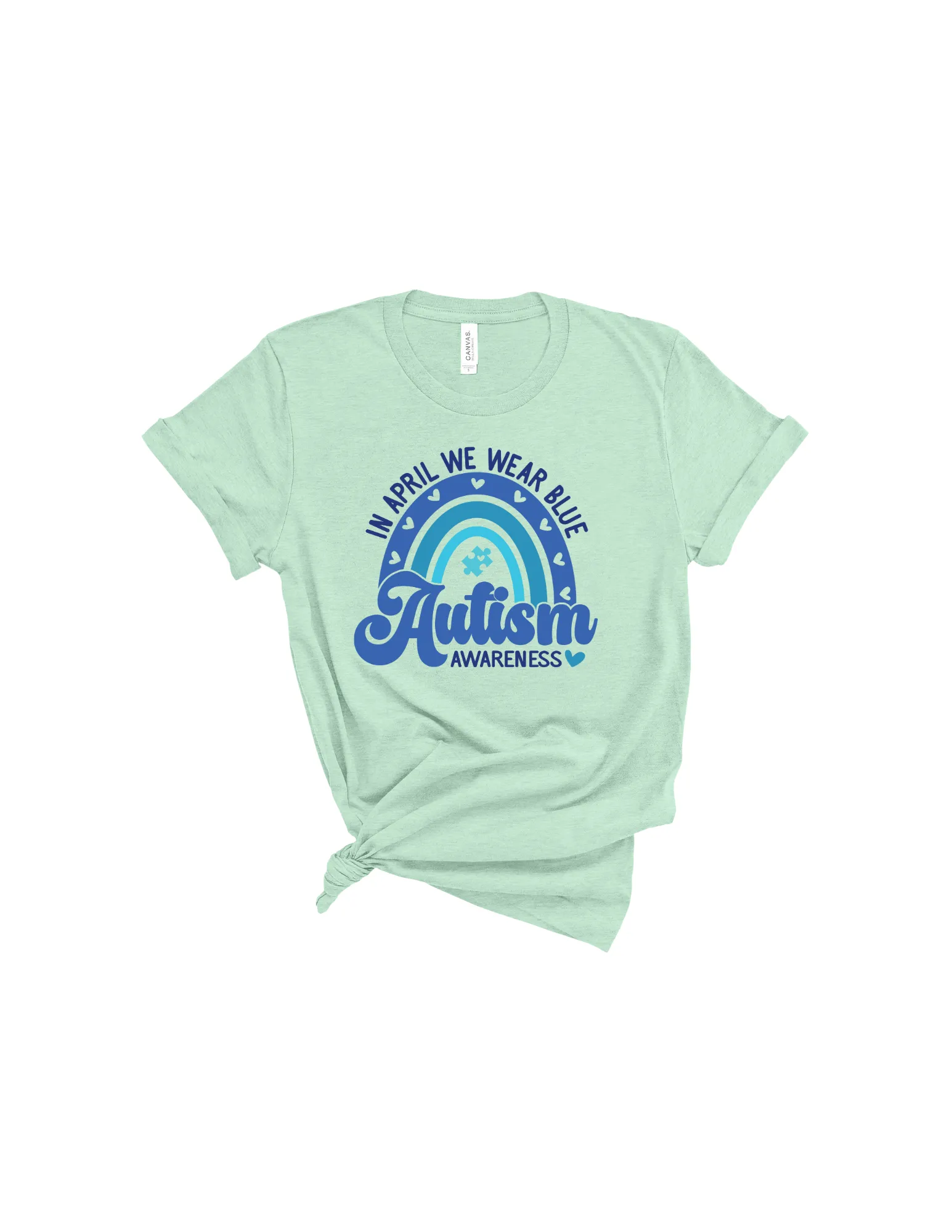 In April we wear blue - Autism Awareness v3 shirt