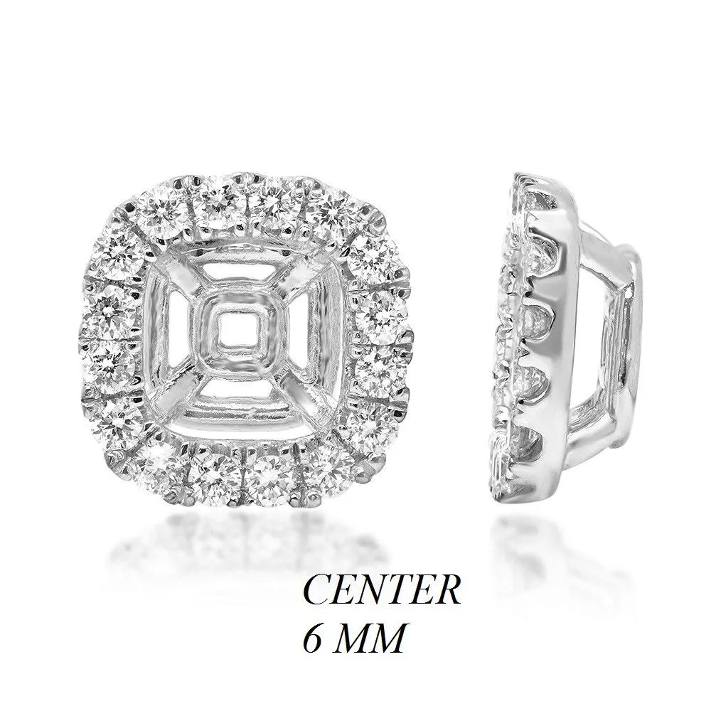 PMI 14W@2.1 32RD1@0.47 6MM CUSHION EARRING JACKETS