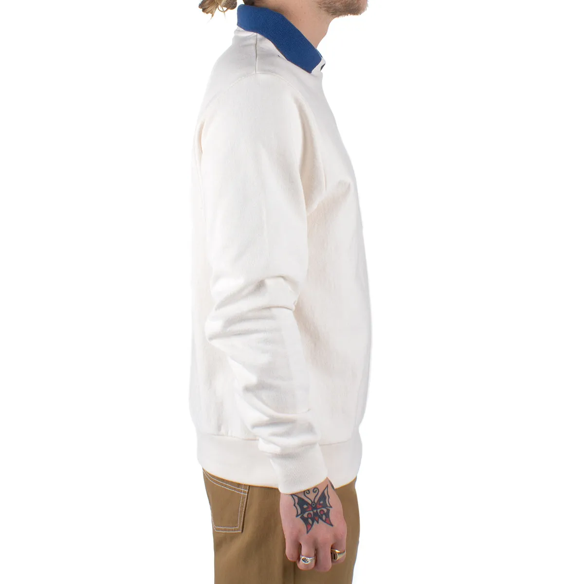 Polo Collar Crewneck