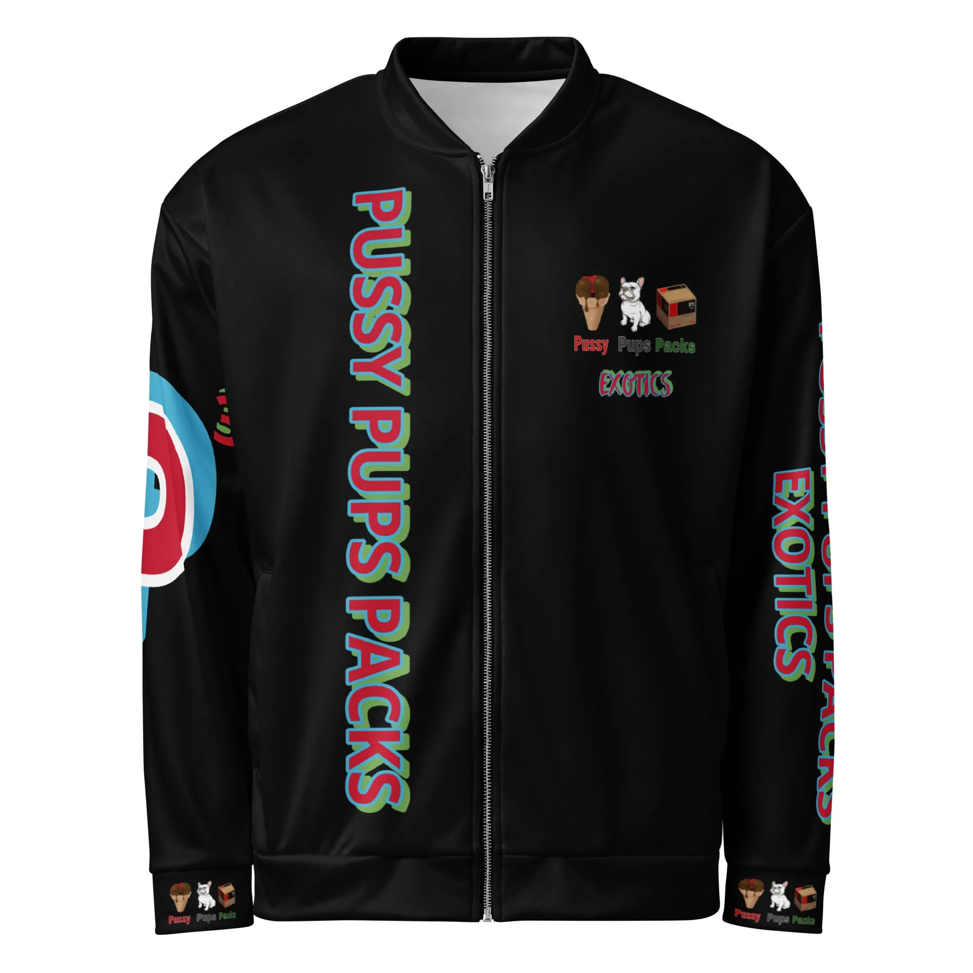 PPP BLACK Unisex Bomber Jacket