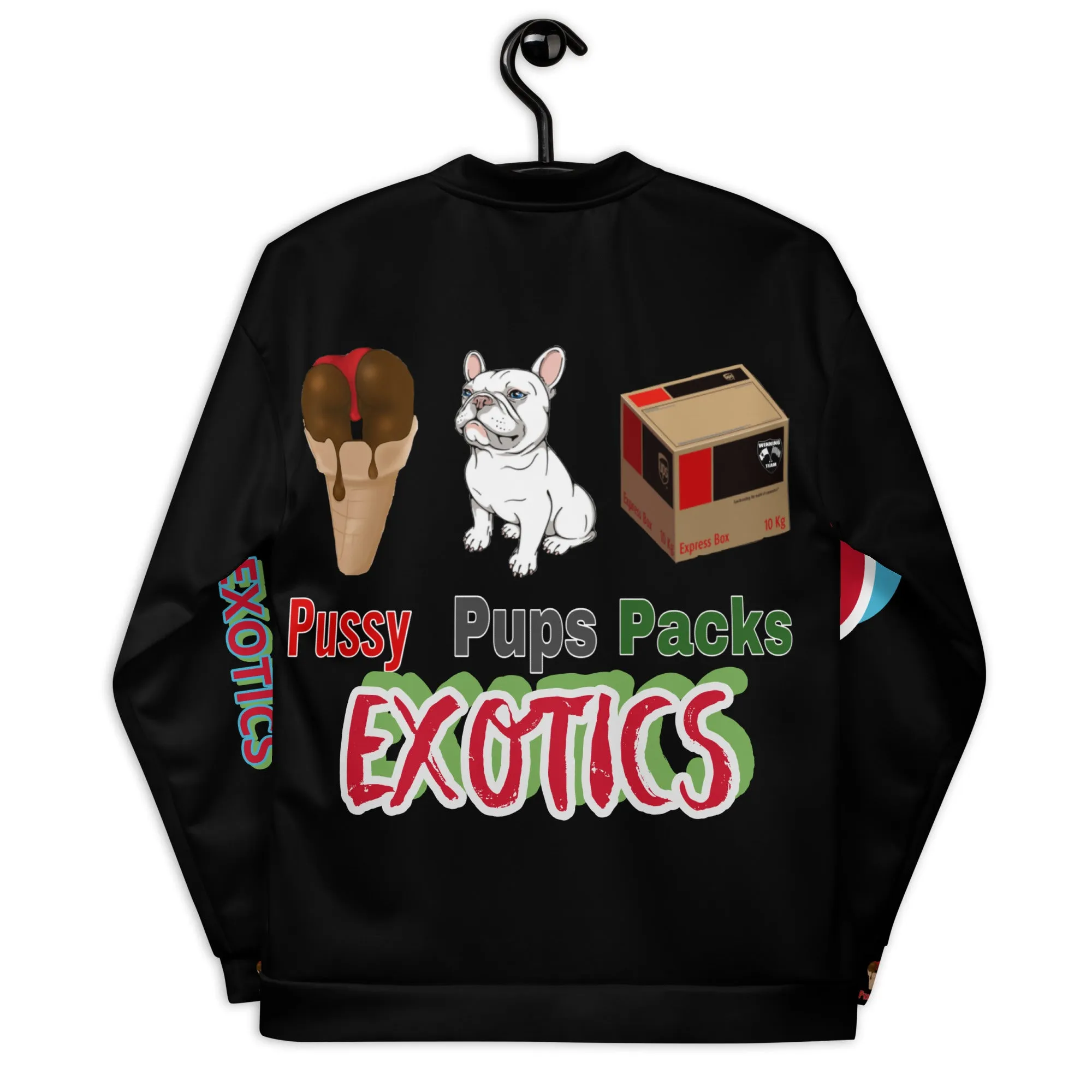 PPP BLACK Unisex Bomber Jacket