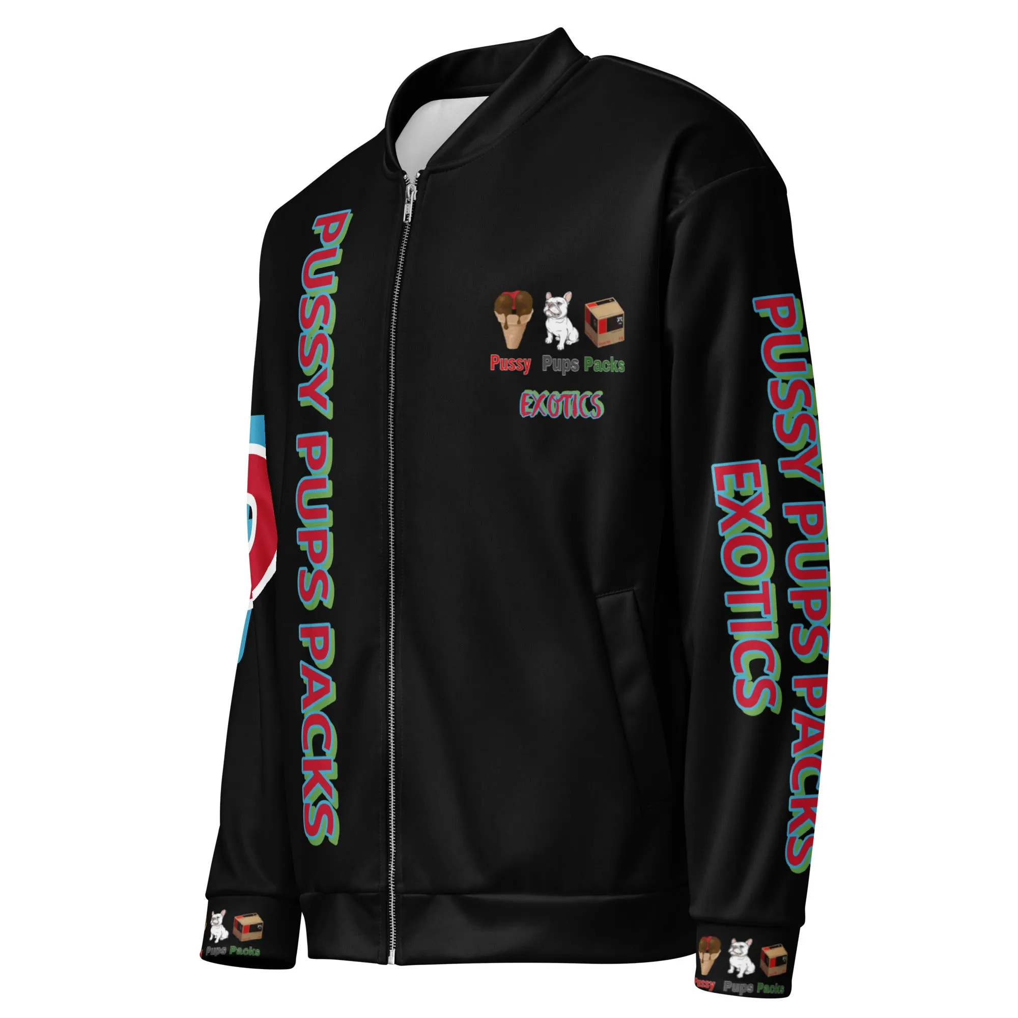 PPP BLACK Unisex Bomber Jacket